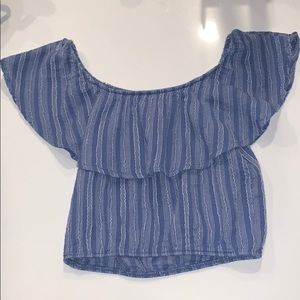 Off the shoulder knit top!